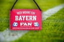 schilderkreis24 Metallschild Hier wohnt ein Bayern Fan Retro Bild 3