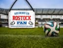 schilderkreis24 Metallschild Blechschild Retro Stil Rostock Fan Deko Bild 1