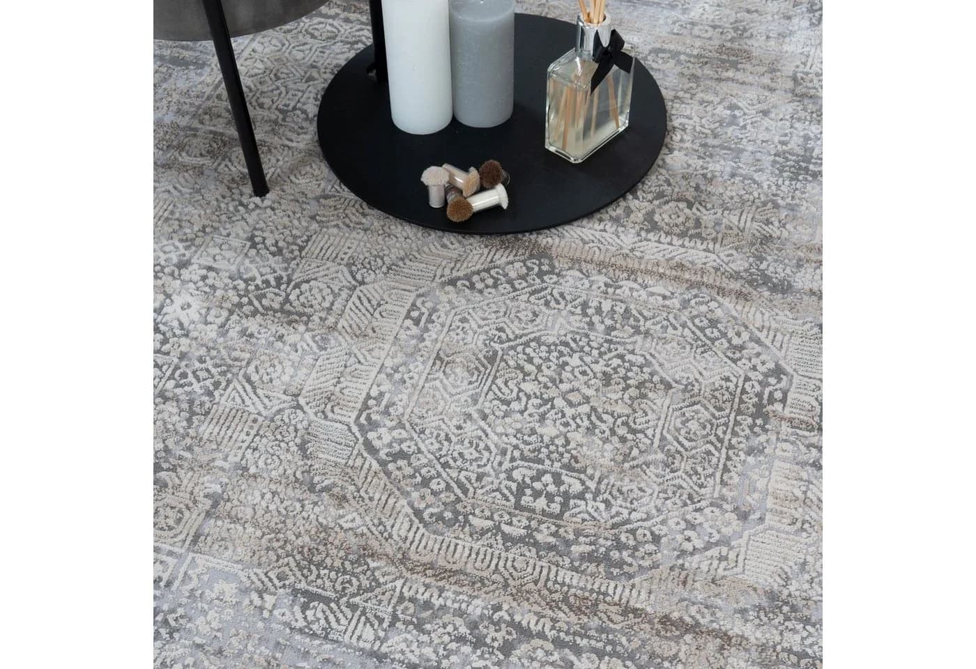 Consilio Concept Designteppich ALEGRA Beige Grau Abstrakt