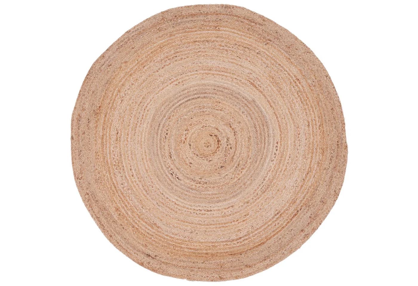 Consilio Concept JUTOS Jute Teppich Beige Landhausstil Rund - Bild 2