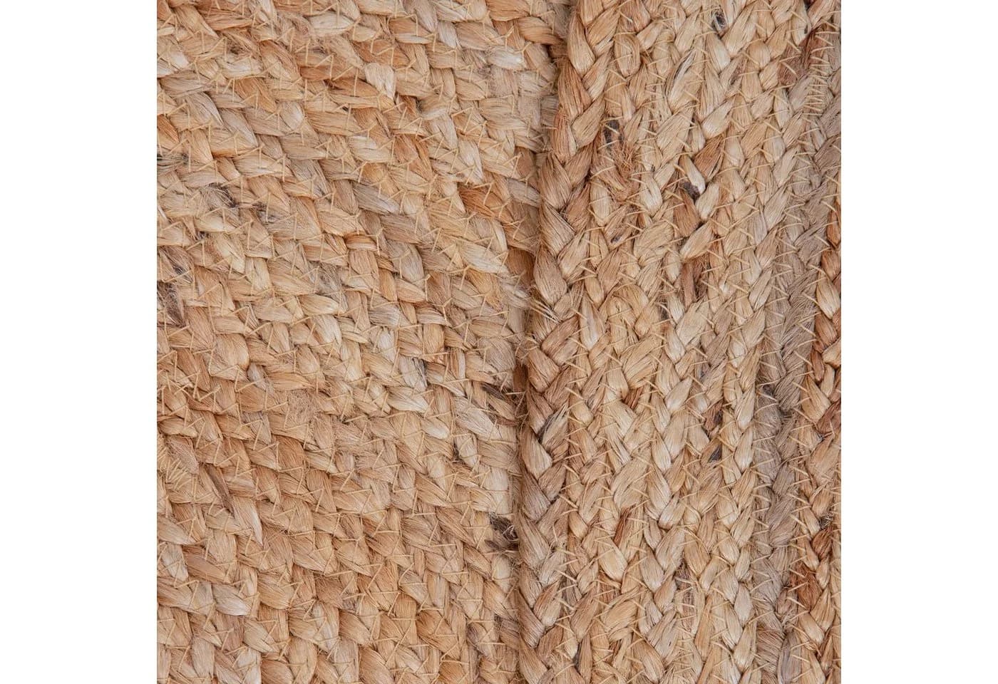 Consilio Concept JUTOS Jute Teppich Beige Landhausstil Rund - Bild 5