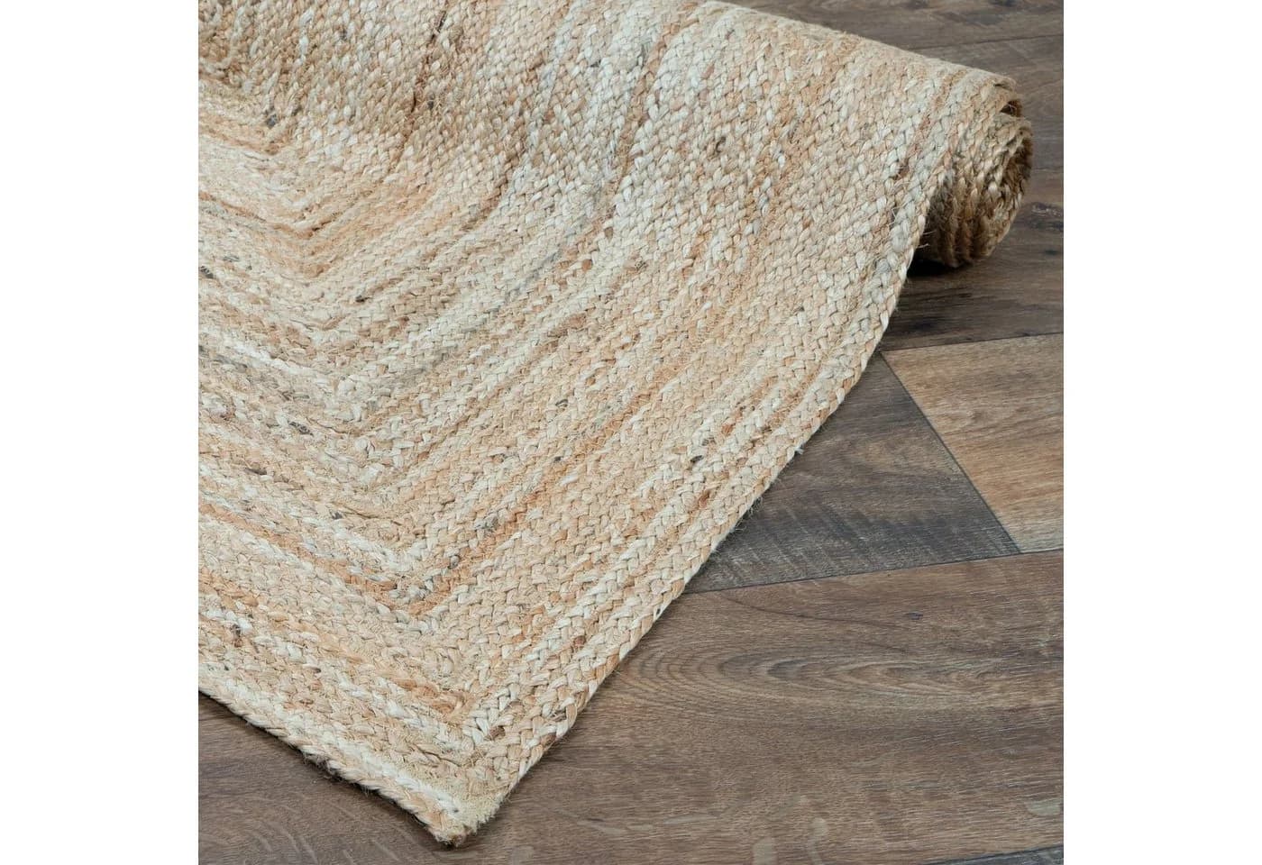 Consilio Concept JUTOS Wohnzimmer Teppich Natur Beige Jute Boho Landhausstil - Bild 4