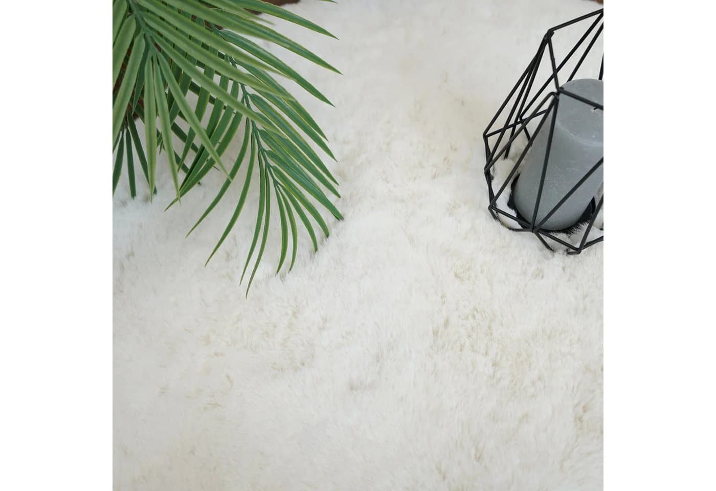 Consilio Concept Fellteppich Schaffell Imitat Hochflor Ivory - Bild 3