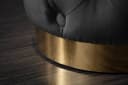 riess-ambiente Sitzhocker Modern Barock 37cm Schwarz Gold Chesterfield-Design Bild 4