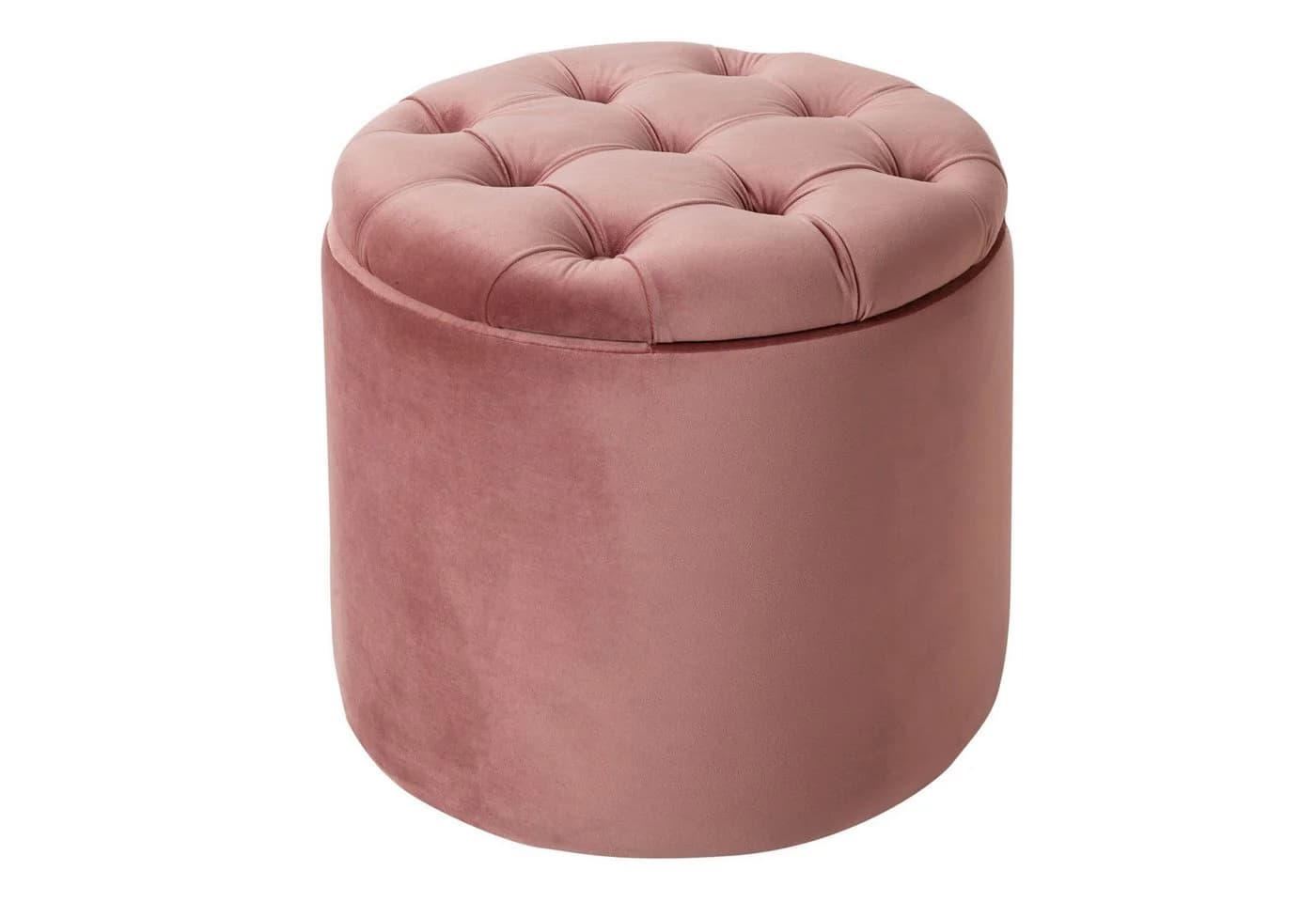 riess-ambiente Hocker MODERN BAROCK altrosa Samt mit Stauraum - Bild 2