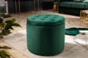 riess-ambiente Hocker MODERN BAROCK Dunkelgrün Samt mit Stauraum Bild 1