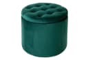riess-ambiente Hocker MODERN BAROCK Dunkelgrün Samt mit Stauraum Bild 2