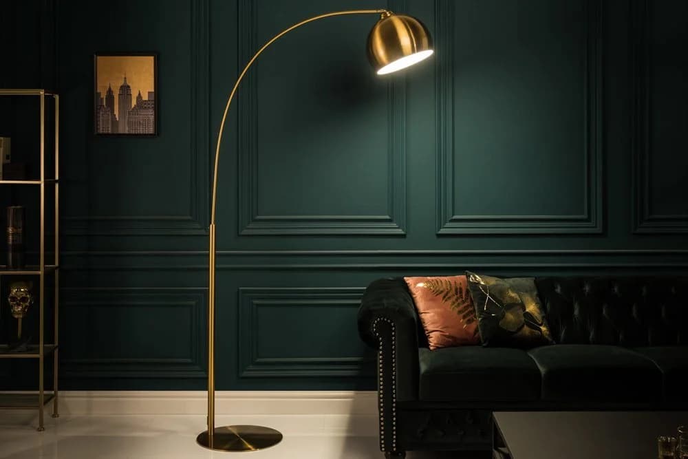 riess-ambiente Bogenlampe LOUNGE DEAL 205cm Gold Modern - Bild 3