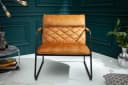 riess-ambiente Sessel MUSTANG LOUNGER Senfgelb Samt Retro Loungesessel Bild 3