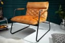 riess-ambiente Sessel MUSTANG LOUNGER Senfgelb Samt Retro Loungesessel Bild 4