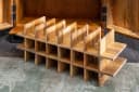 riess-ambiente Barschrank SCORPION Braun/Schwarz 3D-Schnitzerei Massivholz Bild 5
