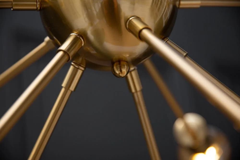 riess-ambiente Sputnik Hängeleuchte 87cm Gold 14 Arme - Bild 4