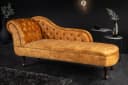 riess-ambiente Recamiere CHESTERFIELD Senfgelb Samt Bild 1