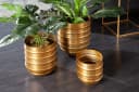 riess-ambiente Übertopf ORIENT gold Set 3 St. Handarbeit Metall Bild 1
