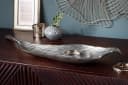 riess-ambiente Dekoschale ABSTRACT LEAF 64cm Silber Metall Blatt Bild 1