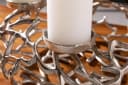 riess-ambiente Kerzenhalter ABSTRACT 38cm Silber Metall Kranz Bild 3