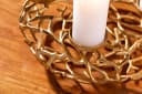 riess-ambiente Kerzenhalter ABSTRACT 38cm gold Metall Kranz Bild 3
