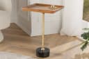 riess-ambiente Beistelltisch TRAYFUL 55cm Natur/Gold/Schwarz Bild 3
