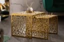 riess-ambiente Couchtisch ABSTRACT Set 2-tlg. Gold Metall Modern Bild 3
