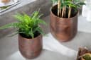 riess-ambiente Übertopf FLOWERS L 25cm kupfer geflammt (Set, 2 St) Metall Bild 1