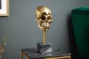 riess-ambiente Dekofigur SKULL 35cm Gold Metall-Schädel Bild 4