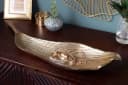 riess-ambiente Dekoschale ABSTRACT LEAF 64cm Gold Metall Blatt Bild 2