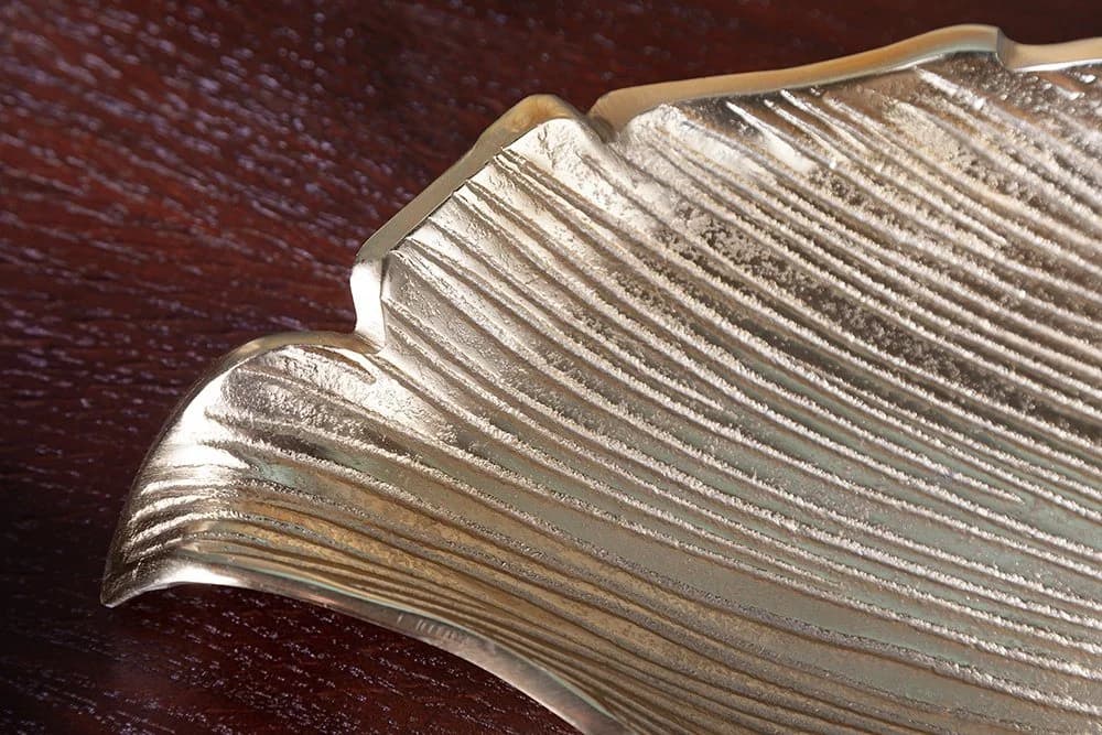 riess-ambiente Dekoschale ABSTRACT LEAF 64cm Gold Metall Blatt - Bild 5