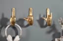 riess-ambiente Wandgarderobe FINGERS gold Metall 3-teilig Bild 3