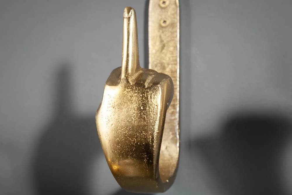 riess-ambiente Wandgarderobe FINGERS gold Metall 3-teilig - Bild 5