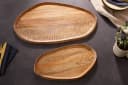 riess-ambiente Dekotablett AMAZONAS 56cm Set 2 St Massivholz Natur Urban Bild 1