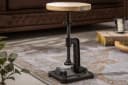 riess-ambiente Beistelltisch ENGINEER Natur/Schwarz Massivholz Industrial Bild 1