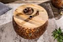 riess-ambiente Couchtisch Set STONE MOSAIC Kupfer/Natur 2-tlg. Handmade Bild 4
