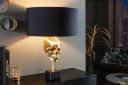 riess-ambiente Tischleuchte SKULL Totenkopf Schwarz/Gold Modern Bild 2