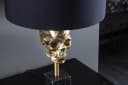 riess-ambiente Tischleuchte SKULL Totenkopf Schwarz/Gold Modern Bild 4