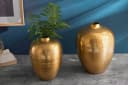 riess-ambiente Tischvase ORIENTAL 32cm gold Hammerschlag Design Set 2 St Bild 3