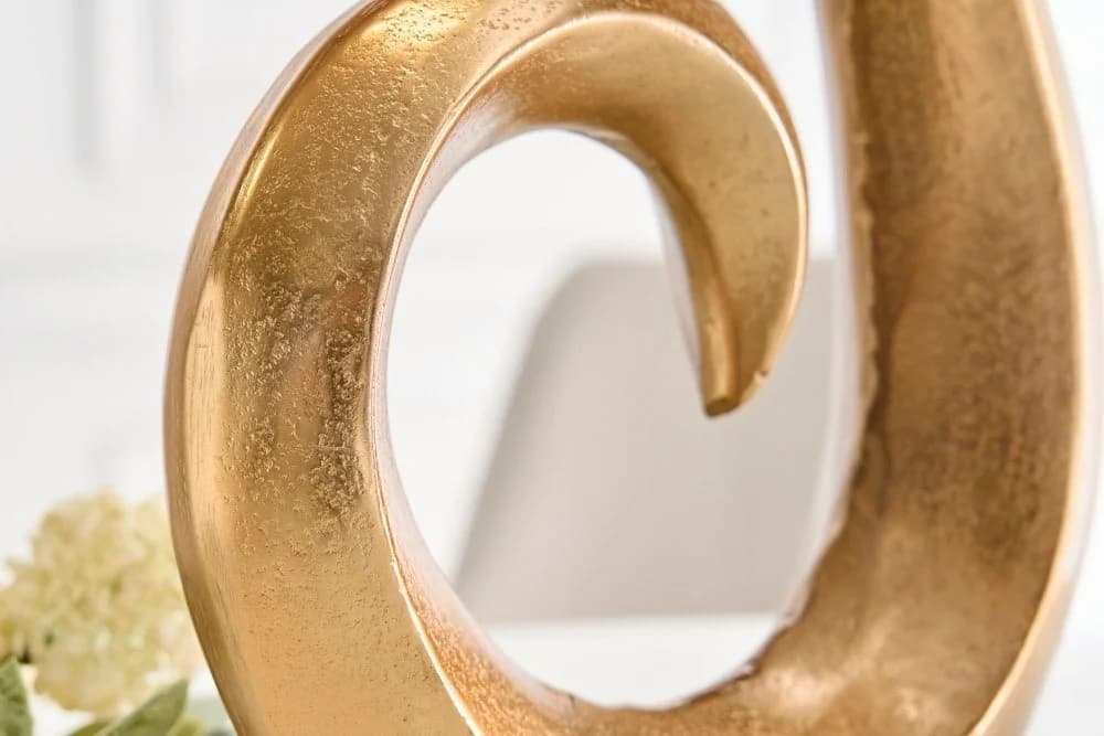 riess-ambiente Dekovase WAVE 47cm Gold Metall - Bild 5