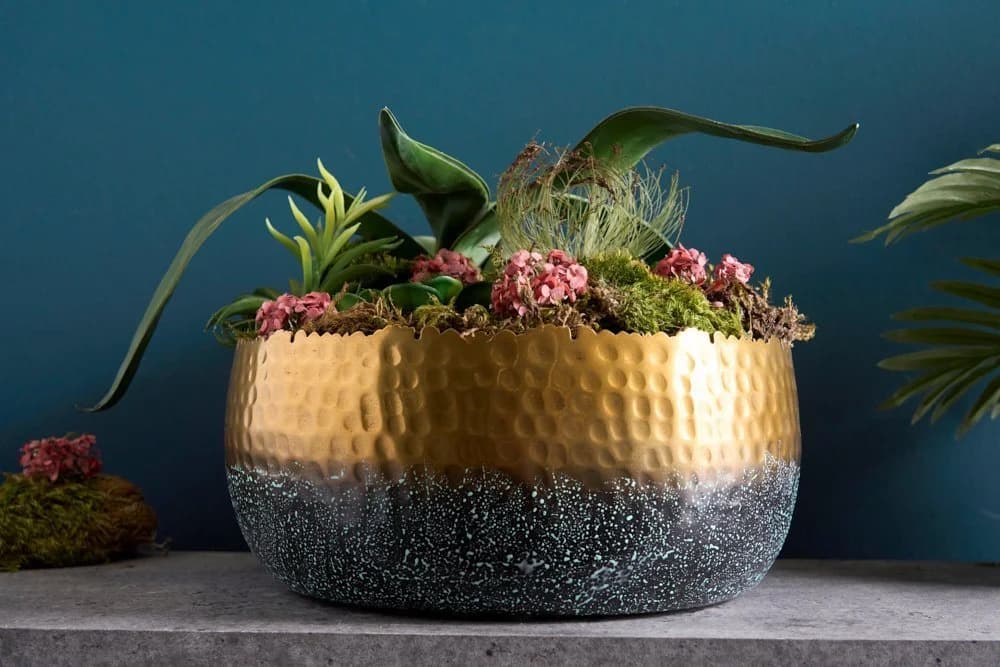 riess-ambiente Dekoschale ORIENT 31cm gold - Handarbeit - Bild 2
