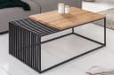 riess-ambiente Couchtisch ARCHITECTURE 100cm Natur Eiche Massivholz Industrial Design Bild 2
