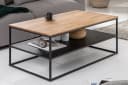 riess-ambiente Couchtisch APARTMENT 95cm Natur Eiche Massivholz Bild 1