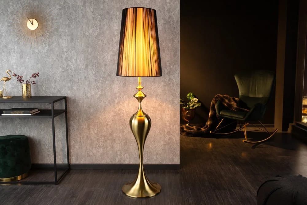 riess-ambiente Stehlampe LUCIE Barock Gold Schwarz - Bild 2