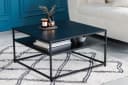 riess-ambiente Couchtisch DURA STEEL Schwarz Metall 2 Ablagen Bild 1