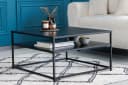 riess-ambiente Couchtisch DURA STEEL Schwarz Metall 2 Ablagen Bild 3