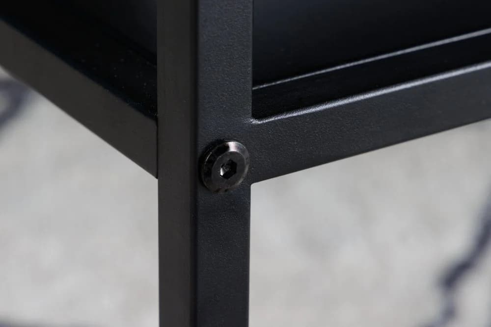 riess-ambiente Couchtisch DURA STEEL Schwarz Metall 2 Ablagen - Bild 5