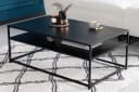 riess-ambiente Couchtisch DURA STEEL Schwarz Metall 2 Ablagen Bild 1