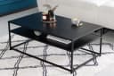 riess-ambiente Couchtisch DURA STEEL Schwarz Metall 2 Ablagen Bild 2
