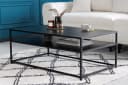 riess-ambiente Couchtisch DURA STEEL Schwarz Metall 2 Ablagen Bild 3