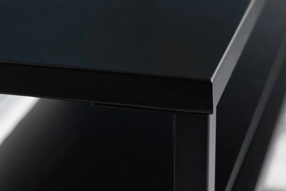 riess-ambiente Couchtisch DURA STEEL Schwarz Metall 2 Ablagen - Bild 5