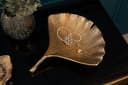 riess-ambiente Dekoschale GINKGO 33cm Gold Metall Handmade Bild 1