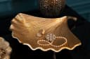 riess-ambiente Dekoschale GINKGO 33cm Gold Metall Handmade Bild 2