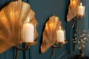 riess-ambiente Wandkerzenhalter GINKGO 44cm Gold Bild 1